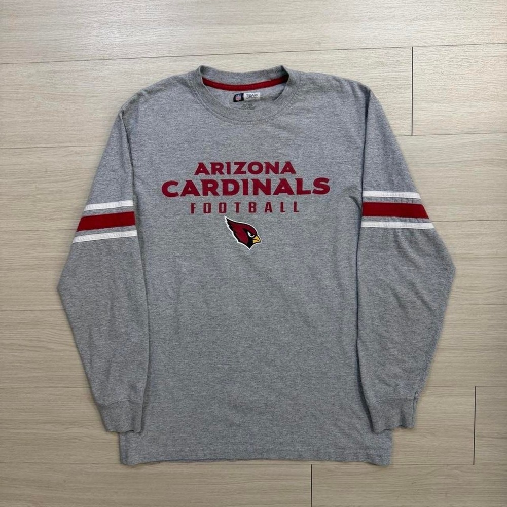 Y2K Arizona Cardinals Grey Long Sleeve Shirt Mens Size Medium NFL